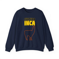 Sacred Inca Llama Emblem Unisex Sweatshirt