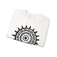 Aztec Mayan Totem Sun Symbol Unisex Sweatshirt