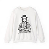 Distress Peruvian Traditional Woman Unisex Sweatshirt