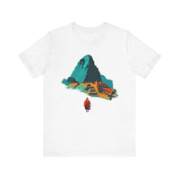 Machu Picchu Minimalist Sacred City Unisex T-Shirt