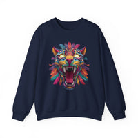 Rainbow Jaguar Mask Comic Style Unisex Sweatshirt