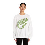 Mayan Aztec Totem Symbol of Iguana Unisex Sweatshirt