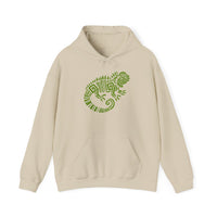Mayan Aztec Totem Symbol of Iguana Unisex Hoodie