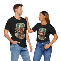 Maya Warrior Watercolor Portrait Unisex T-Shirt