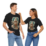 Maya Warrior Watercolor Portrait Unisex T-Shirt