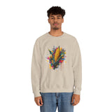 Maya Corn Mural Street Art Unisex Sweatshirt