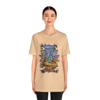 Aztec Turquoise Cactus Desert Landscape Unisex T-Shirt