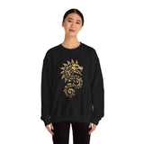 Quetzalcoatl Spiral Serpent Tribal Glyph Unisex Sweatshirt