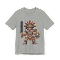 Aztec Blade Hero Pixel Art Unisex T-Shirt