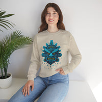 Tlaloc Rain God Tribal Glyph Style Unisex Sweatshirt
