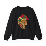 Aztec Warrior Head Illustration Unisex Sweatshirt