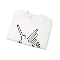Nazca Lines Style Bird Unisex Sweatshirt