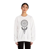 Shadow Phoenix Tribal Emblem Illustration Unisex Sweatshirt
