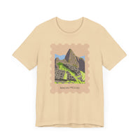 Stamp Machu Picchu Peru Unisex T-Shirt