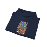 Aztec Turquoise Cactus Desert Landscape Unisex Hoodie