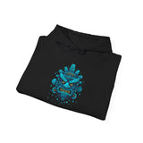 Tlaloc Rain God Tribal Glyph Style Unisex Hoodie