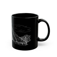 Chichén Itzá Kukulkán Step Pyramid Black Mug