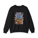 Aztec Turquoise Cactus Desert Landscape Unisex Sweatshirt