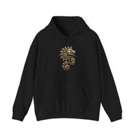 Quetzalcoatl Spiral Serpent Tribal Glyph Unisex Hoodie