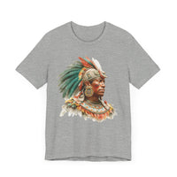Maya Elder Warrior Watercolor Portrait Unisex T-Shirt