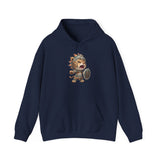 Fierce Chibi Jaguar Warrior Mayan Style Unisex Hoodie