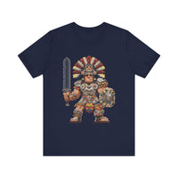 Aztec Blade Hero Pixel Art Unisex T-Shirt