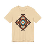 Boho Aztec Geometric Totem Pattern Illustration Unisex T-Shirt