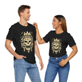 Ah Puch Skull Crown Mayan Glyph Style Unisex T-Shirt