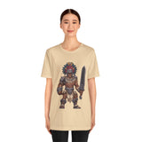 Obsidian Blade Fighter Pixel Art Unisex T-Shirt