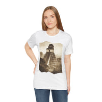 Vintage Tikal Jungle Temple Sepia Print Unisex T-Shirt