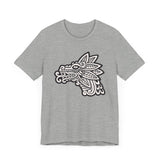 Quetzalcóatl Serpent Head Illustration Unisex T-Shirt