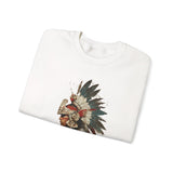 Watercolor Tribal Aztec Warrior Unisex Sweatshirt