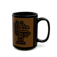 Aztec Glyph Black Mug