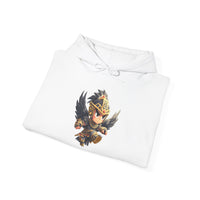 Chibi Falcon Warrior Inca Armor Unisex Hoodie