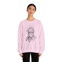 Inca Warrior Hand Drawn Tribal Portrait Unisex Sweatshirt