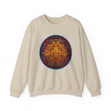 Neon Aztec Calendar Unisex Sweatshirt