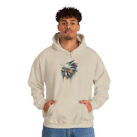 Urban Feather Headdress Graffiti Unisex Hoodie