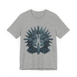 Aztec Warrior Duel Obsidian Glyph Style Unisex T-Shirt