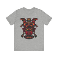 Aztec Fire Warrior Mask Unisex T-Shirt