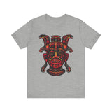 Aztec Fire Warrior Mask Unisex T-Shirt