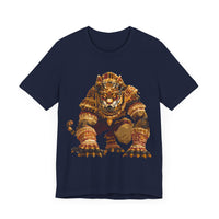 Pixel Art Mayan Jaguar Warrior Unisex T-Shirt