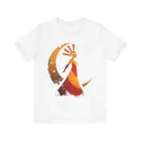 Mama Killa Inca Moon Goddess Glyph Style Unisex T-Shirt