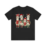 Inca Christmas Llama Family from the Andes Unisex T-Shirt