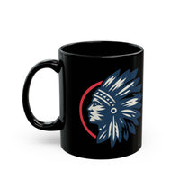 Tribal Visionary Chief Emblem Illustration Black Mug