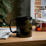 Tribal Sign of Aztec Bird Black Mug