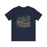 Andean Cliffside Inca Citadel Graphic Unisex T-Shirt