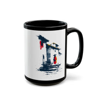 Cuzco Steps Heritage Minimalist Art Black Mug