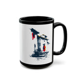 Cuzco Steps Heritage Minimalist Art Black Mug