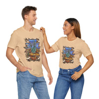 Aztec Turquoise Cactus Desert Landscape Unisex T-Shirt
