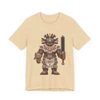 8-Bit Aztec Warrior Pixel Art Style Unisex T-Shirt
